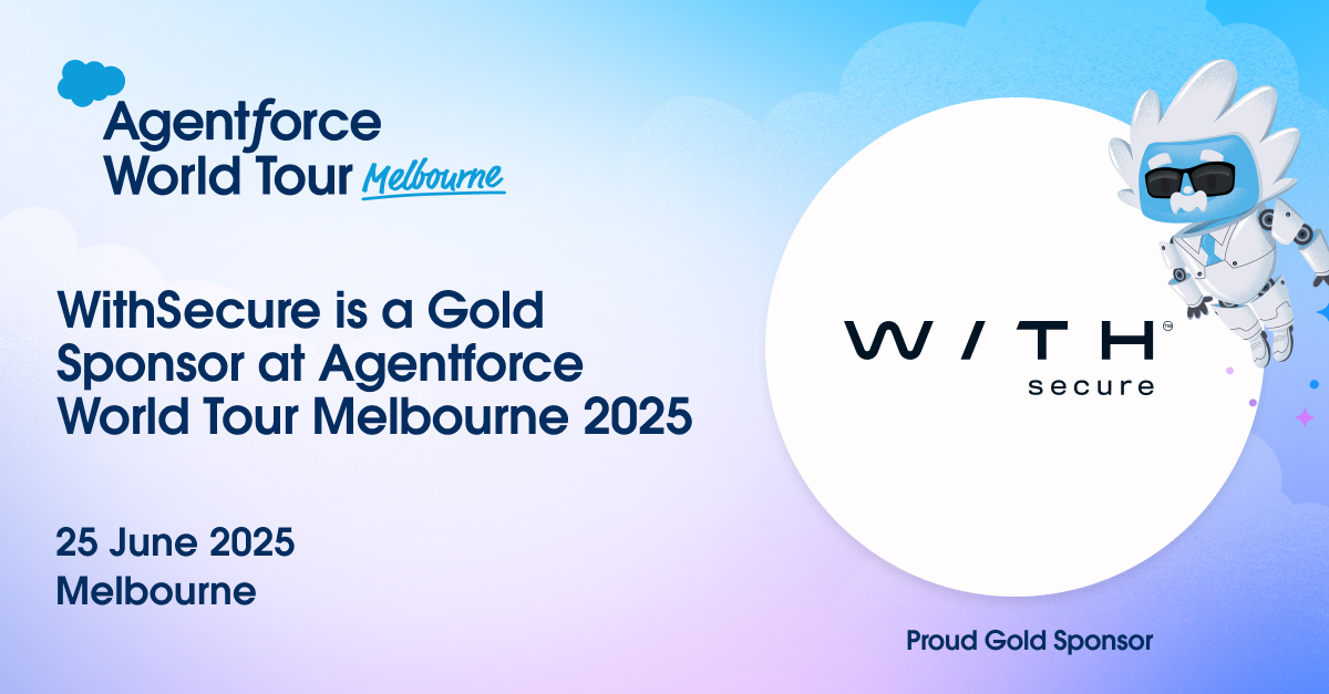 Sponsor banner for agentforce world tour melbourne