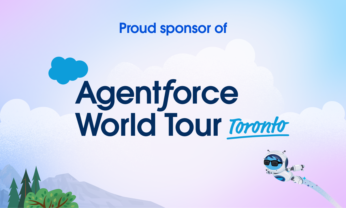 Banner for Agentforce World Tour in Toronto